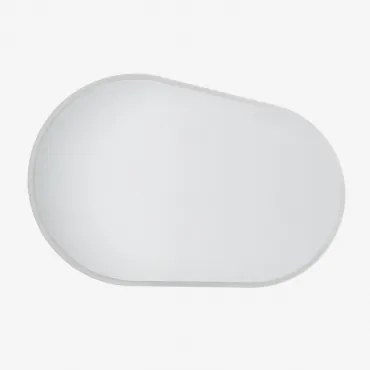 Owalne Lustro Łazienkowe Z Podświetleniem Led I Funkcją Przeciwmgielną Meunier ↔︎ 120 Cm - Sklum