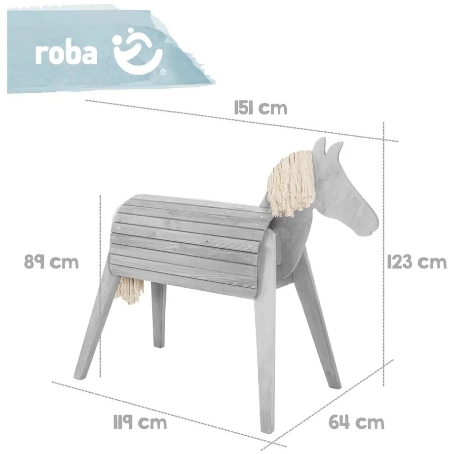 Konik ogrodowy dla dzieci – Roba