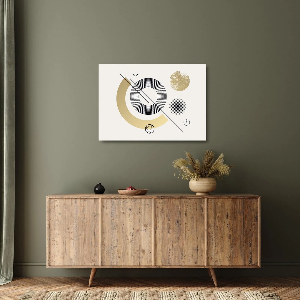 Obraz na szkle - Kształty geometryczne N⁰2 (70x50 cm)