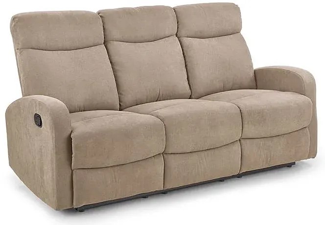 Beżowa trzyosobowa sofa rozkładana R1-Z03