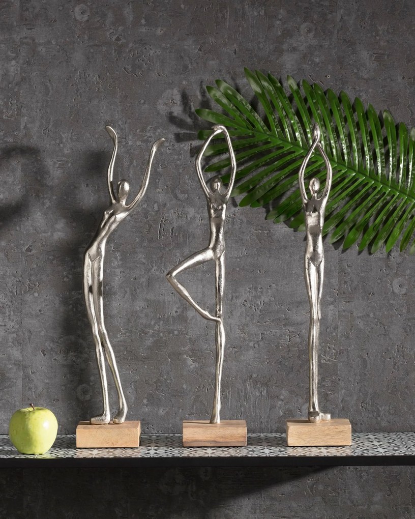Dekoracja Silver Woman II wys. 52cm