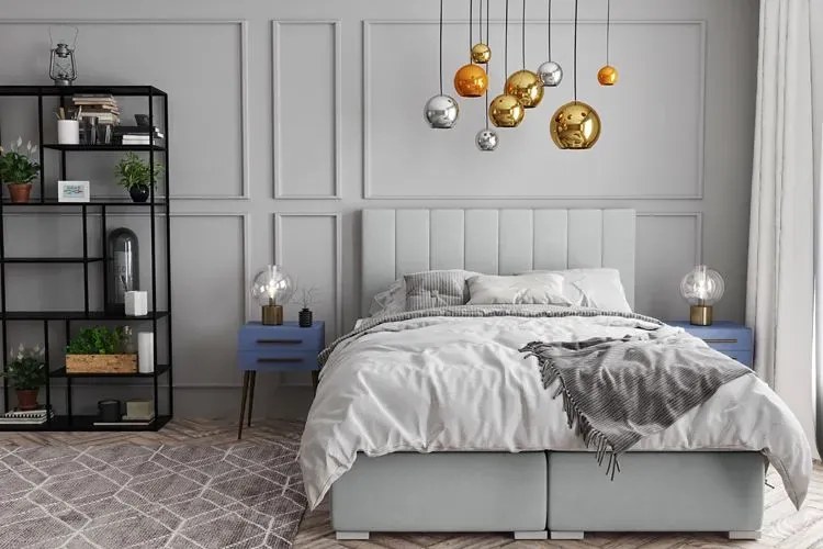 Pojedyncze łóżko boxspring Toxo 80x200 - 32 kolory
