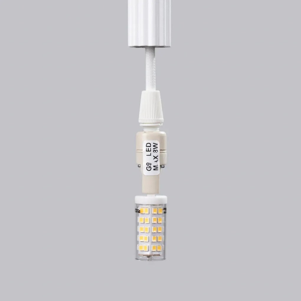 Lampa wisząca ARCHE 1 biała SOLLUX LIGHTING