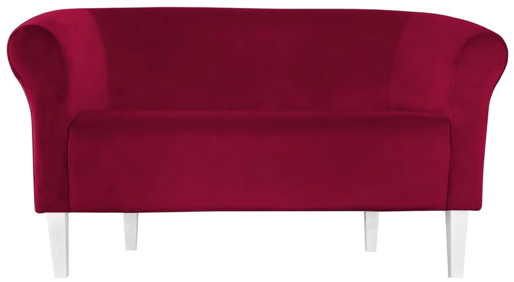 Sofa Milo MG31 czerwony nogi 20 białe