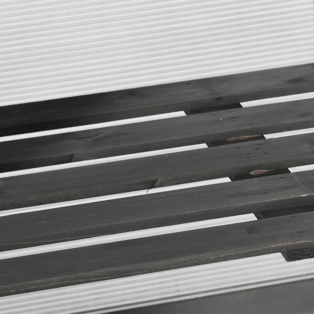 Outsunny Szklarnia Tunelowa Transparentna do Ogrodu Drewno Poliwęglan 58x44x78cm | Aosom PL