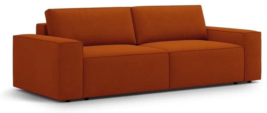 Ceglasta rozkładana sofa 247 cm Jodie – Micadoni Home