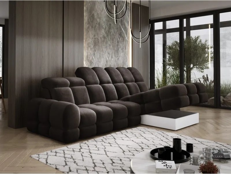 Narożnik TOLLO MINI S Prawostronny Elektryczna regulacja Salvador 04 WERSAL