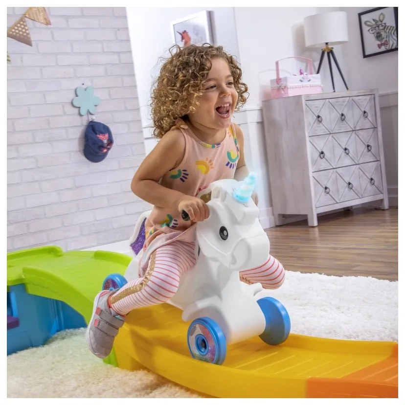 Step2 kolejka górska tor jeździk jednorożec unicorn