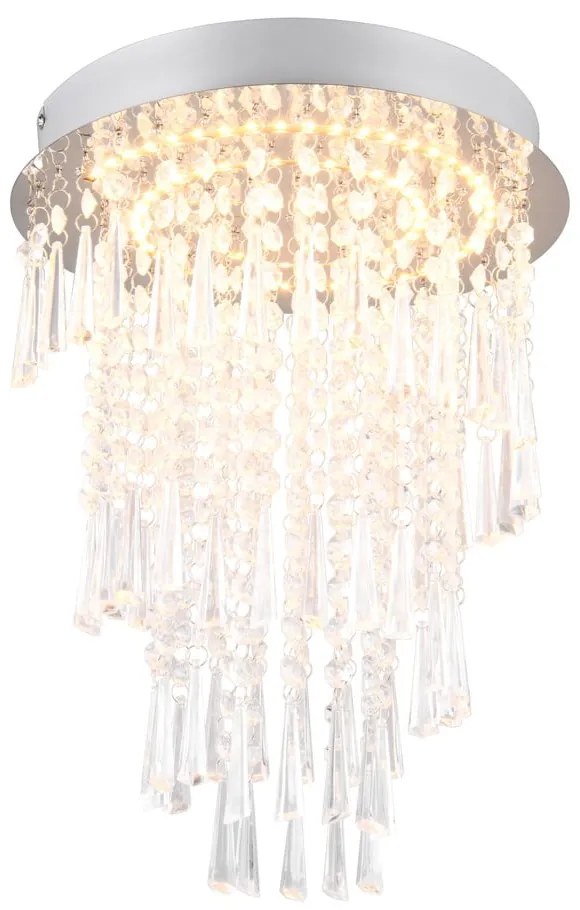 Lampa sufitowa LED w kolorze srebra ø 30 cm Pomp – Reality