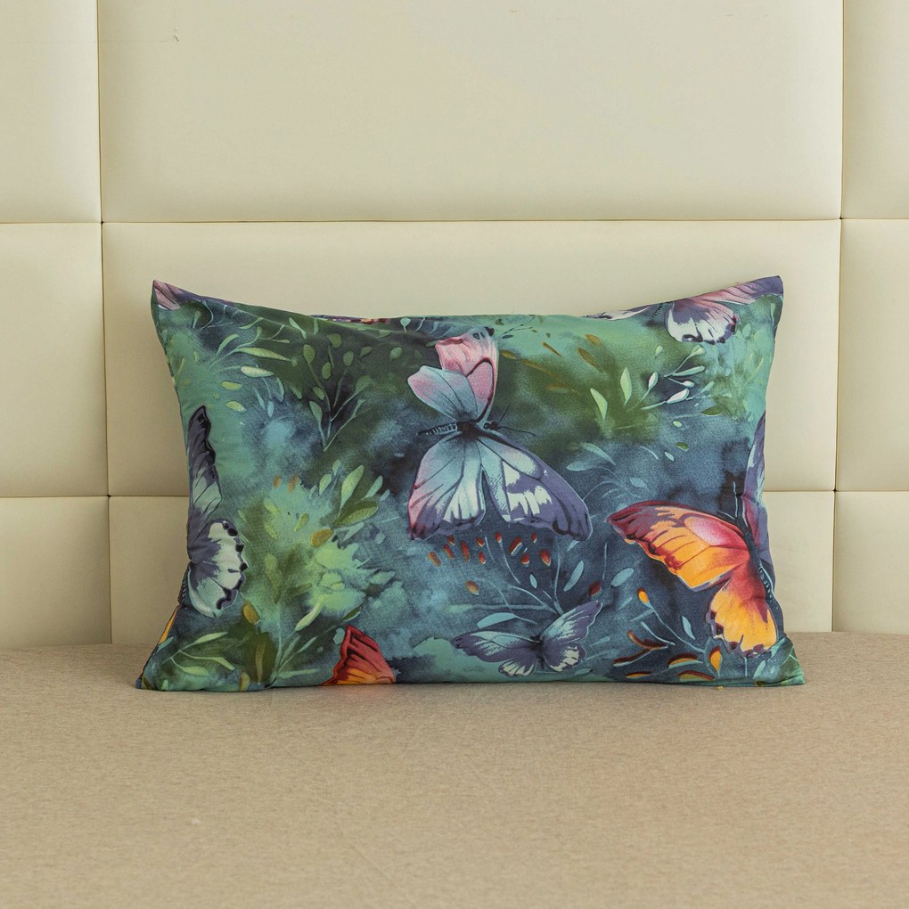 Dekoracyjna poszewka na poduszkę COLORFUL BUTTERFLY 50x70 cm, kolorowy