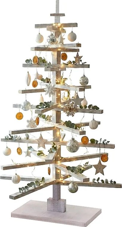 Choinka dekoracyjna MCW-H77,  biała