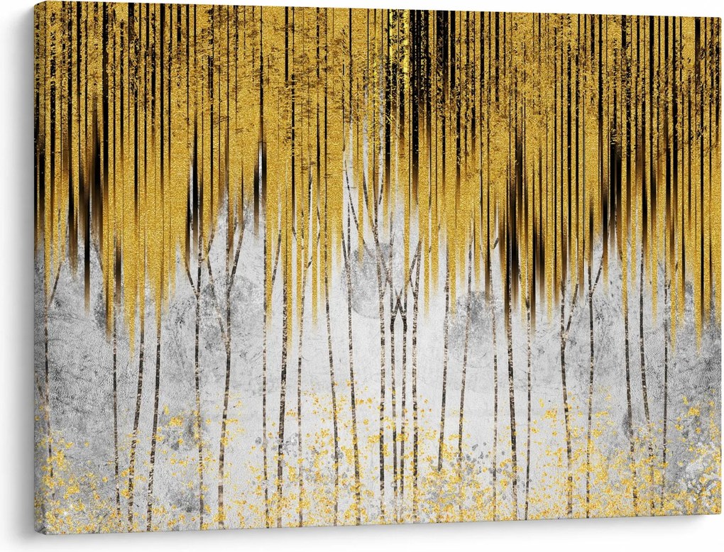 Obraz - Złote linie (70x50 cm)