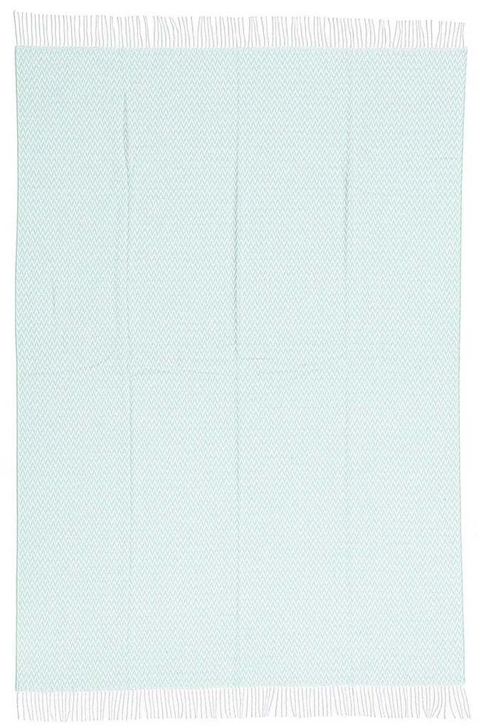 Pled Ibiza 140x200cm mint chevron