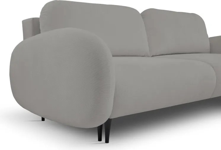 Sofa SOFT z funkcja spania i pojemnikiem SZARY RUN AGAIN 85