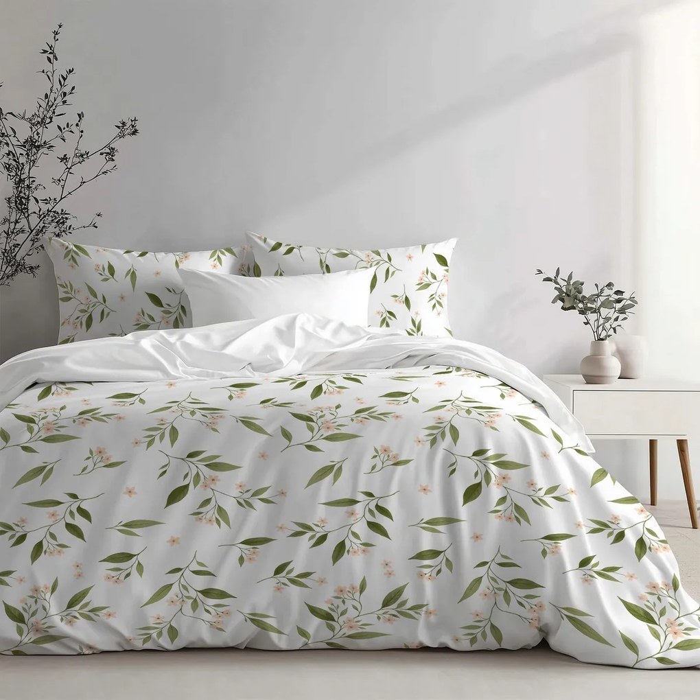 Stanex Pościel bawełniana Jaśmin, 140 x 200 cm, 70 x 90 cm