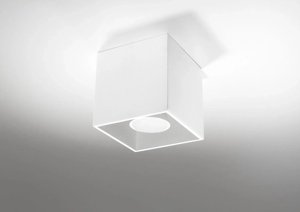 Minimalistyczny plafon E766-Lenobri - biały