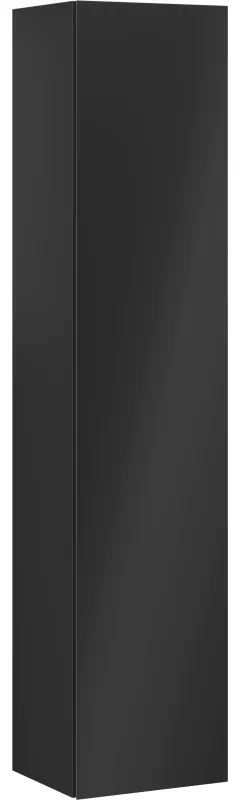 Mexen Orio słupek łazienkowy 35 cm, 1 drzwi, czarny mat - 91A11-03016-1-BF71