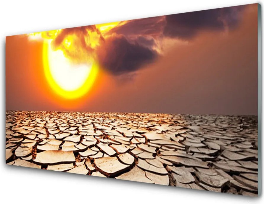 Szkło nad Blatem Żar Pustynnego Słońca