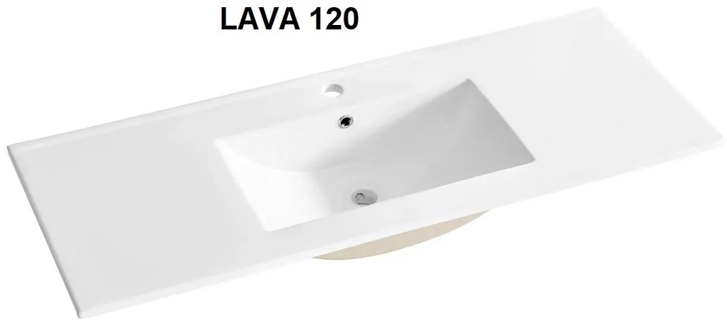 Szafka pod umywalkę FIJI WHITE 82 120cm biała COMAD