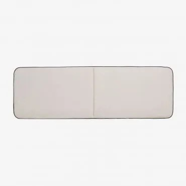 Cabecero W Bouclé 220 Cm Romeo Bouclé White & 180 Cm - Sklum