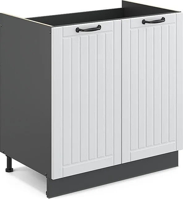 Szafka pod zlew biały domek wiejski 80x51.6x82 fame-line