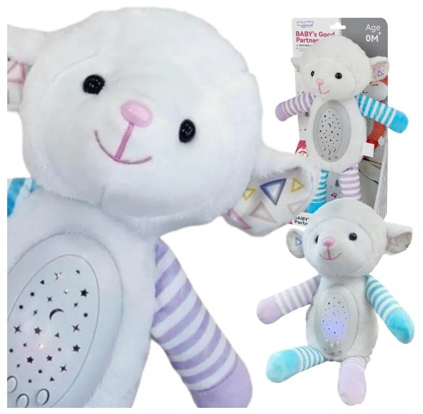 Woopie baby interaktywna owieczka przytulanka 2w1 projektor