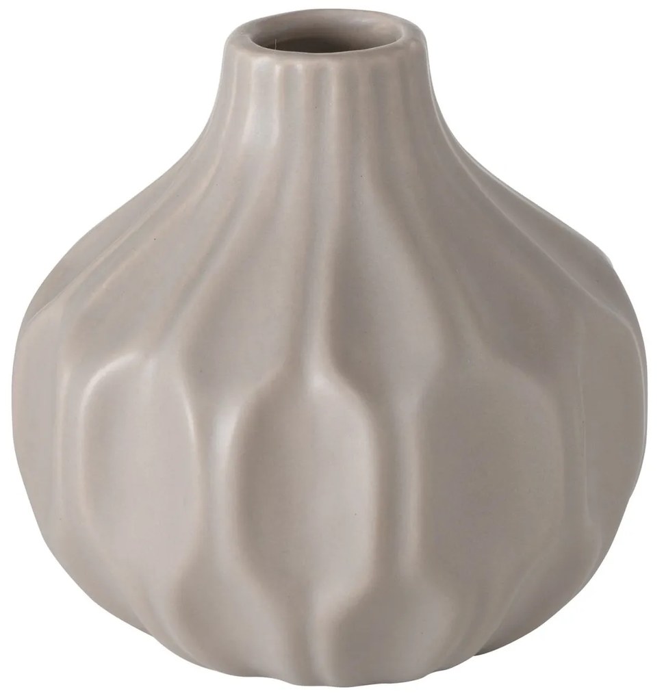 Ceramiczny wazon z tłoczonym wzorem ESKO, Ø 11 cm