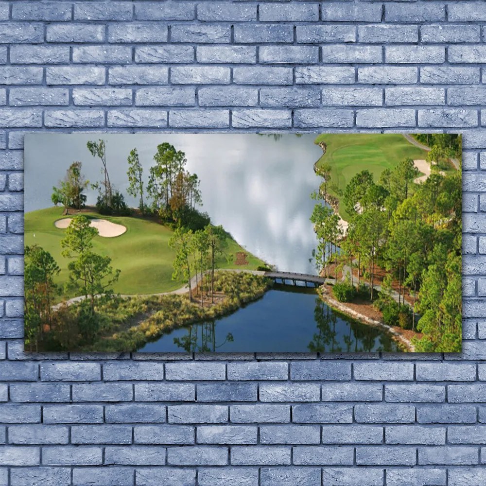 Obraz na płótnie Cisza nad Jeziorem