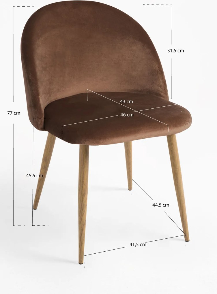 Silla Vint Terciopelo