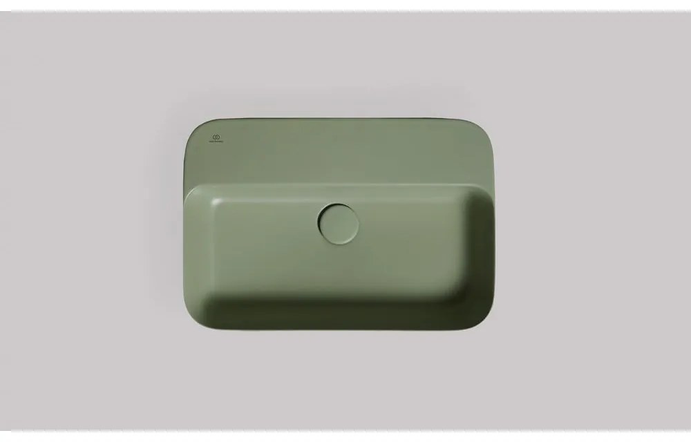 Zielona ceramiczna umywalka 55x38 cm Ipalyss – Ideal Standard