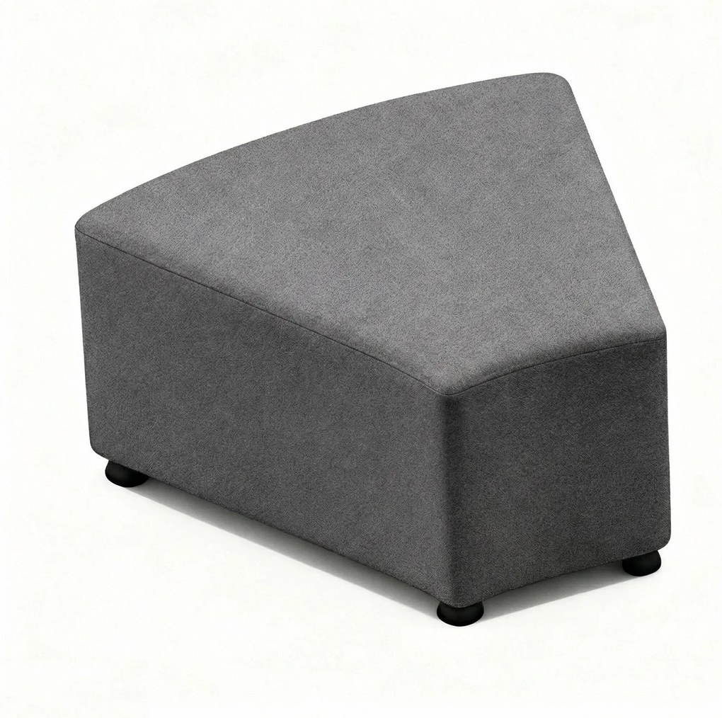 Siedzisko LEA, trójkąt, ciemnoszara