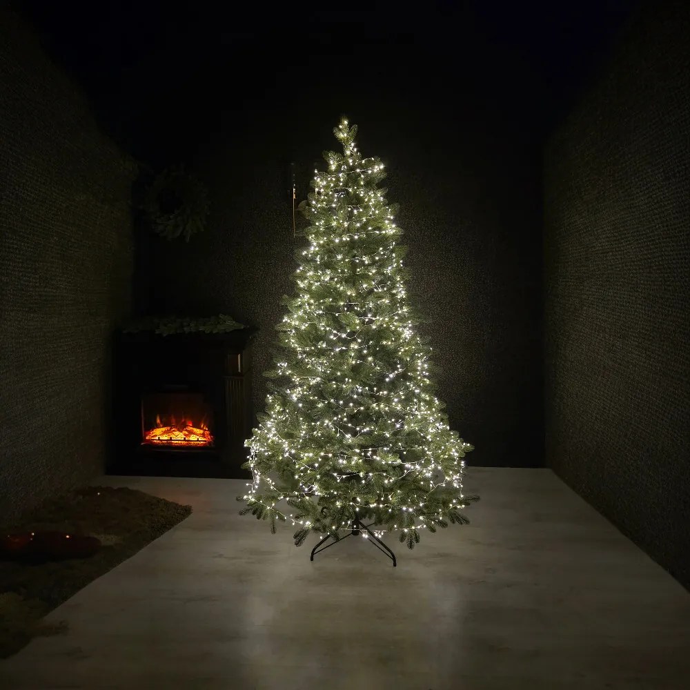 Lampki na choinkę NANO LED ciepła biel 24m 800LED