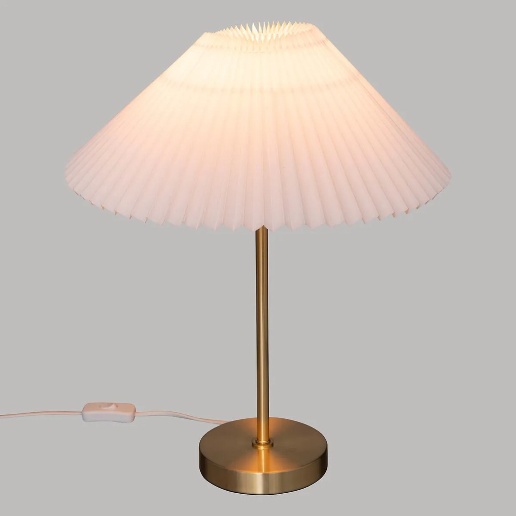 Lampa stołowa origami JILING plisowany klosz, Ø 37 cm