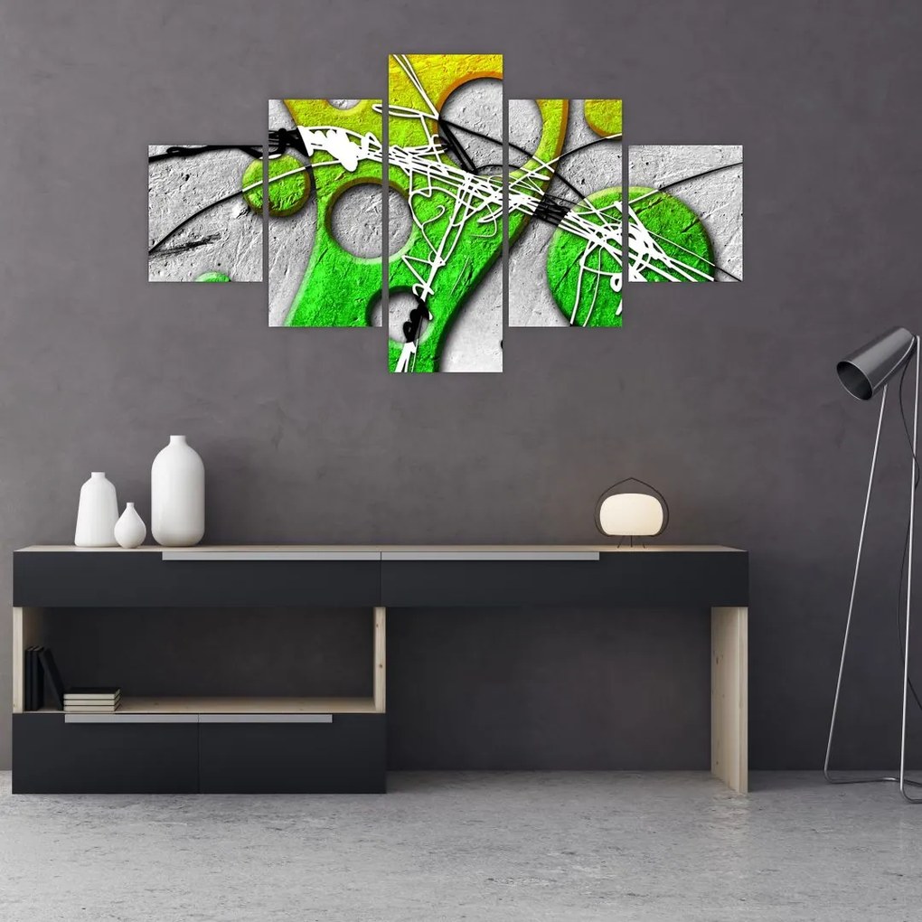 Abstrakcyjny obraz (125x70 cm)