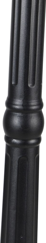 Czarna latarnia zewnętrzna 220 cm 2-światła IP44 - Havana