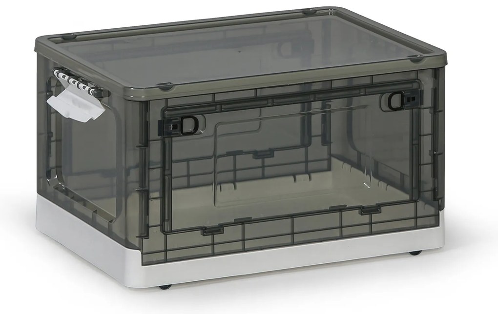 Duży składany regałowy pojemnik XL 68 l, 620×415×330 mm