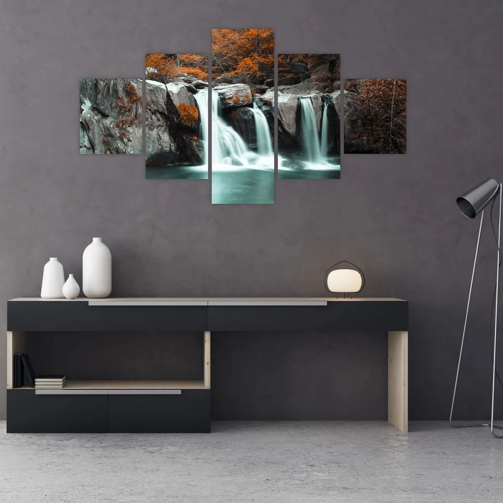 Obraz - Wodospady (125x70 cm)