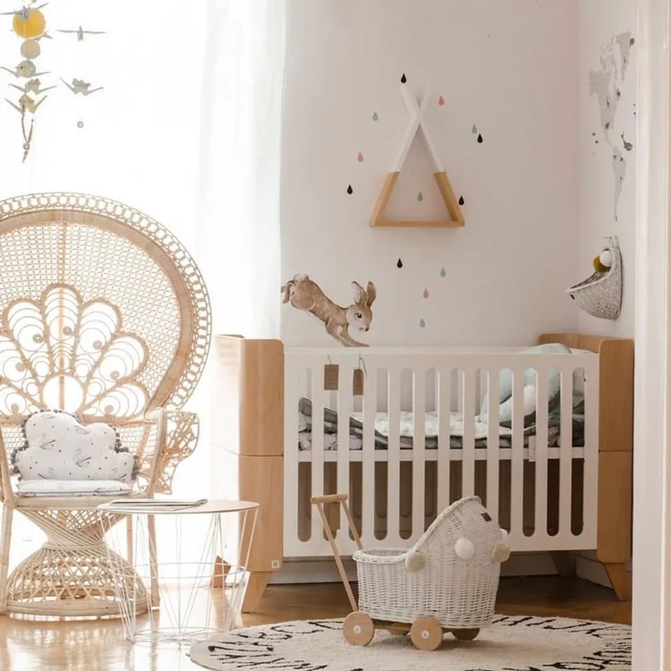 Łóżeczko dziecięce HOPPA 70 x 140 cm z pojemnikiem na przechowywanie