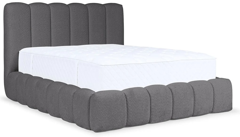 Ciemnoszare łóżko chmurka z pojemnikiem 5 rozmiarów W5-W63