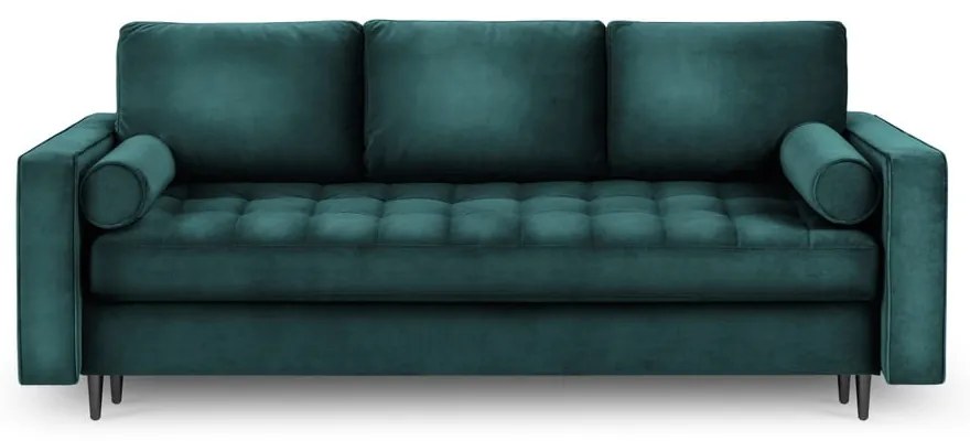 Morska aksamitna rozkładana sofa Milo Casa Santo