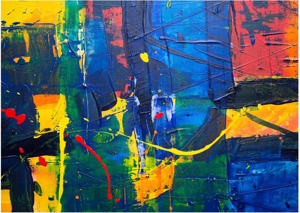 Obraz na szkle - Abstrakcja (70x50 cm)