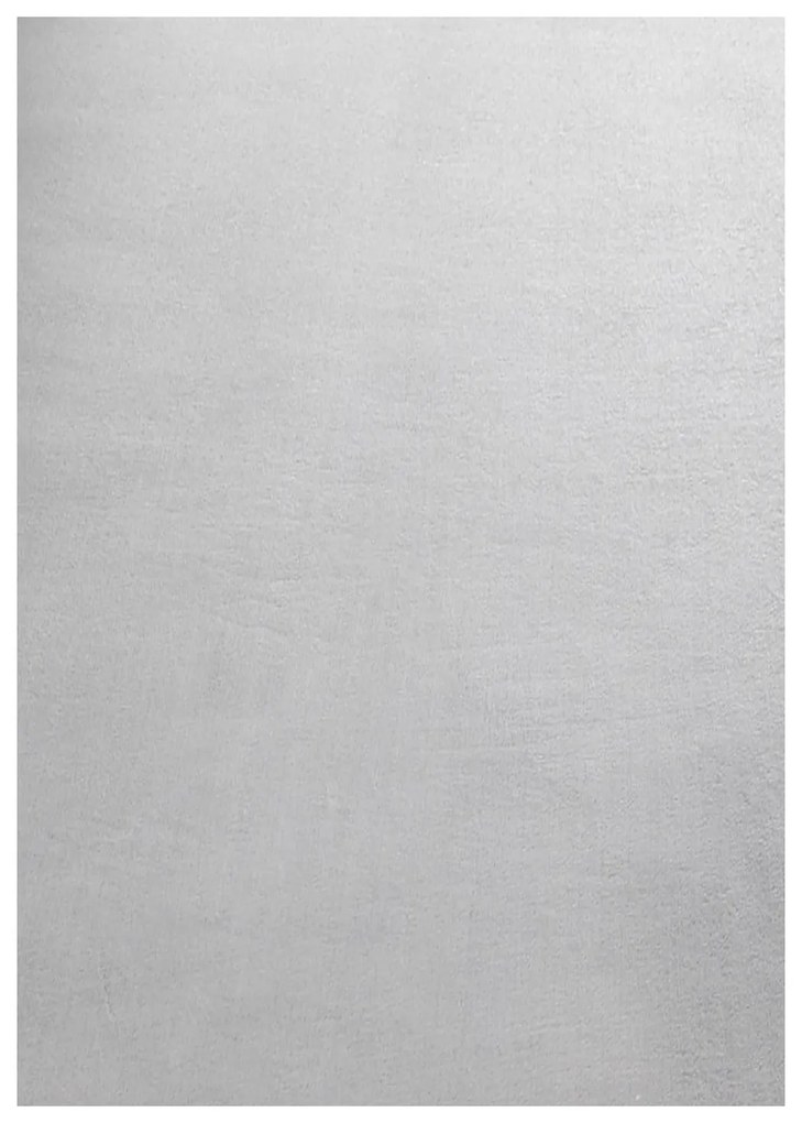 Dywan pluszowy Sky srebrny antypoślizgowy do prania 160 cm x 230 cm