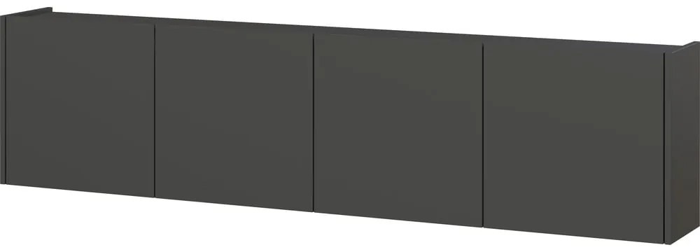Antracytowa szafka pod TV 183x45 cm Piana – Germania