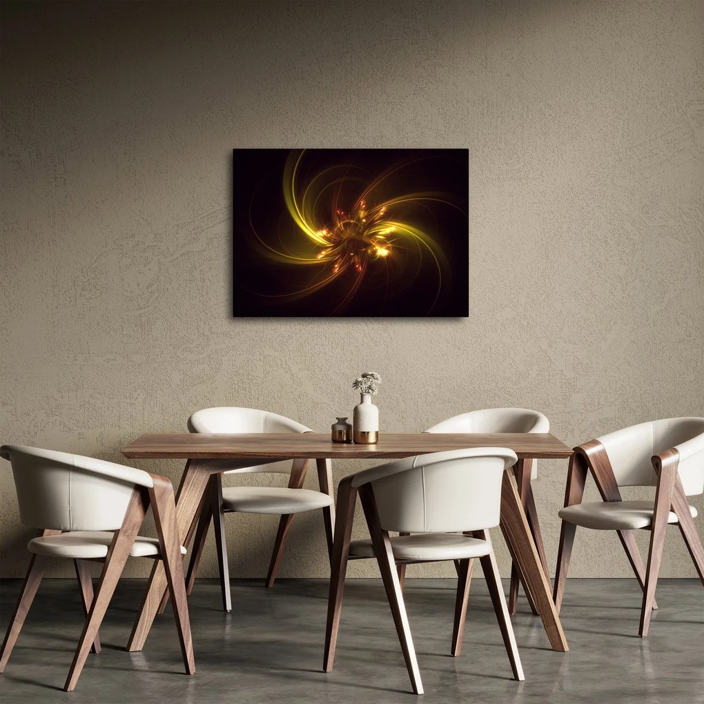 Obraz - abstrakcja śmigieł (70x50 cm)