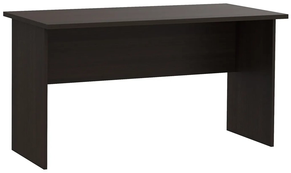 Minimalistyczne brązowe biurko do pracy wenge H3-H97