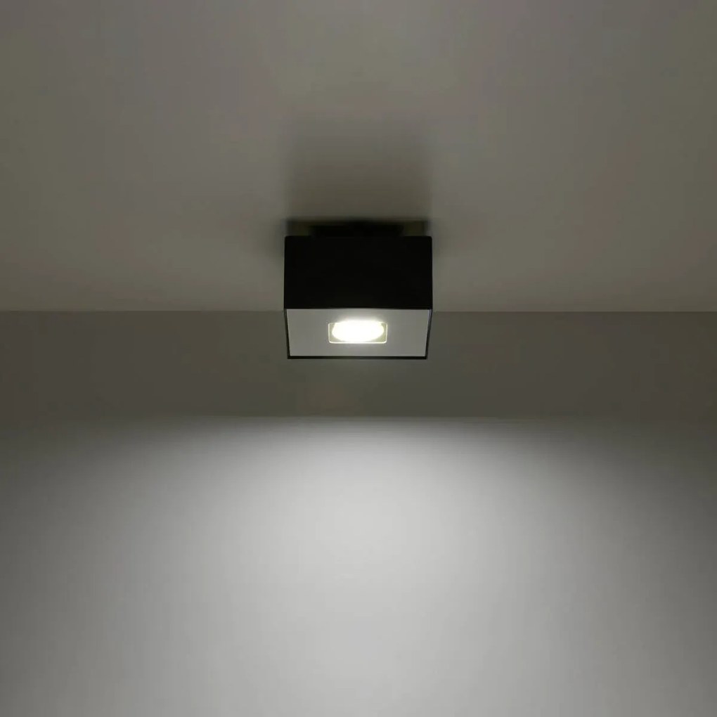 Plafon MONO 1 czarny/biały SOLLUX LIGHTING