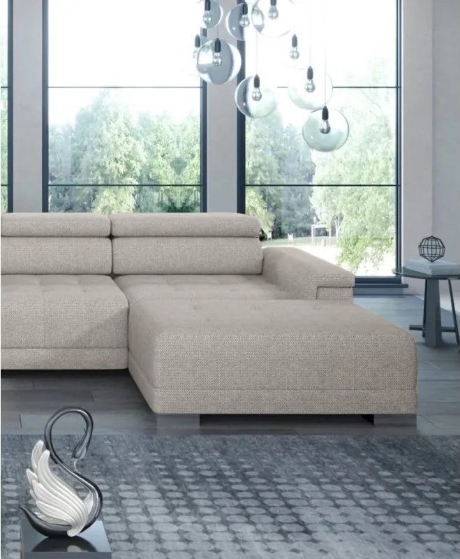 Narożnik CAMPO XL z elektryczną regulacją siedziska WERSAL