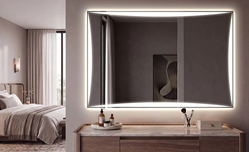 Lustro Podświetlane LED do Sypialni L77
