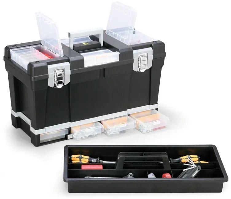 Walizka na narzędzia z organizerem McPlus Depot S 23