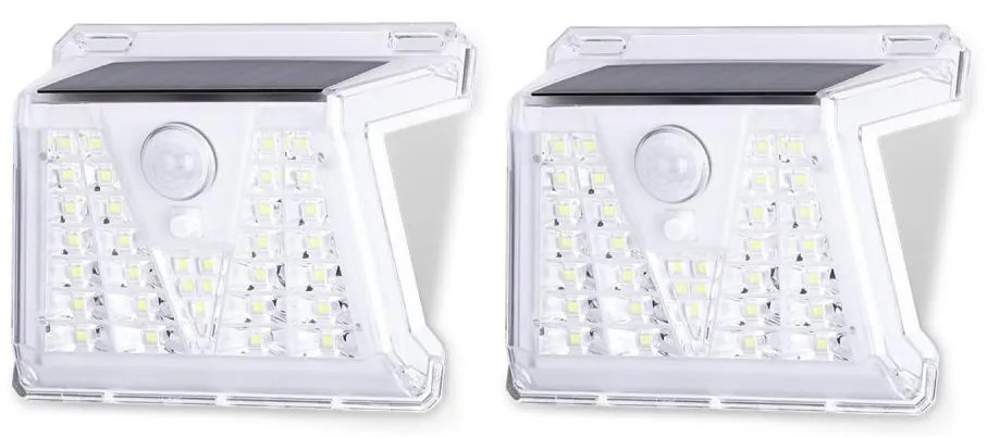 Aigostar - ZESTAW 2x LED Zewnętrzna lampa solarna z czujnikiem LED/1,48W/3,7V IP65